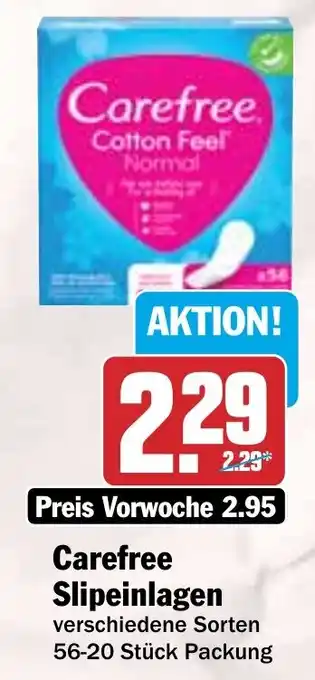 HIT Carefree Slipeinlagen Angebot