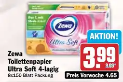 HIT Zewa Toilettenpapier Ultra Soft 4-lagig Angebot