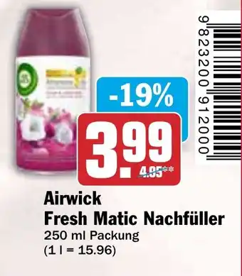 HIT Airwick Fresh Matic Nachfüller Angebot