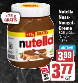 HIT Nutella Nuss- Nougat- Creme Angebot
