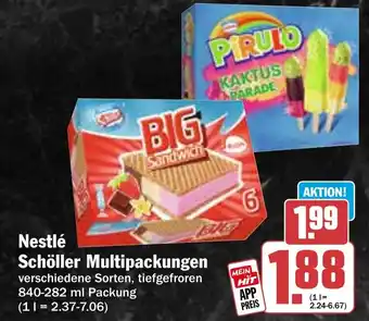HIT Nestlé Schöller Multipackungen Angebot