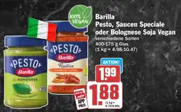 HIT Barilla Pesto, Saucen Speciale oder Bolognese Soja Vegan Angebot