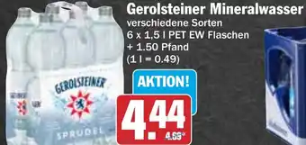 HIT Gerolsteiner Mineralwasser Angebot