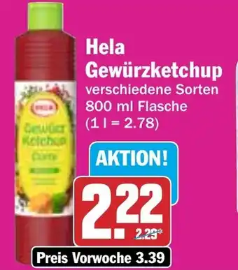 HIT Hela Gewürzketchup Angebot