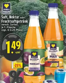 Edeka EDEKA Saft, Nektar oder Fruchtsaftgetränk Angebot