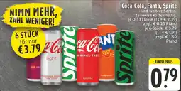 Edeka Coca-Cola, Fanta, Sprite Angebot