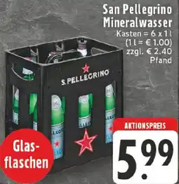 Edeka San Pellegrino Mineralwasser Angebot