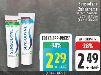 Edeka Sensodyne Zahncreme Angebot