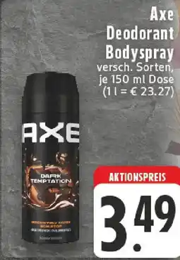 Edeka Axe Deodorant Bodyspray Angebot