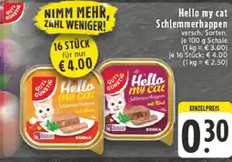 Edeka GUT & GUNSTIG Hello my cat Schlemmerhappen Angebot