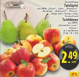 Edeka Deutschland Tafeläpfel Tafelbirnen Angebot