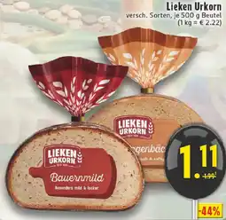 Edeka Lieken Urkorn Angebot