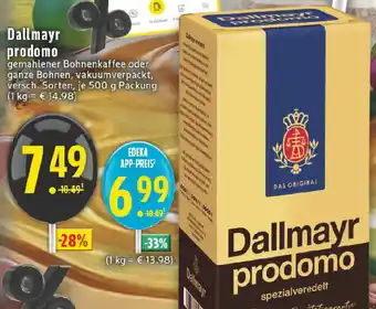 Edeka Dallmayr prodomo Angebot