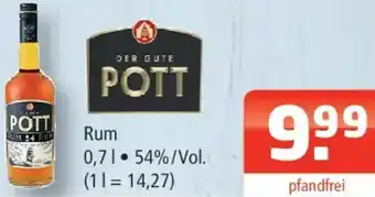Getränke Oase POTT Rum Angebot