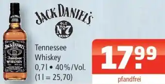 Getränke Oase JACK DANIEL'S Tennessee Whiskey Angebot