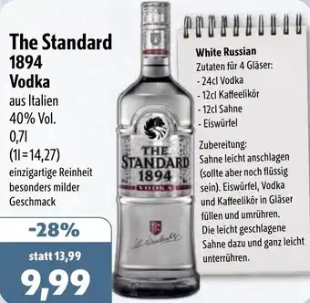 Aktiv Irma The Standard 1894 Vodka Angebot