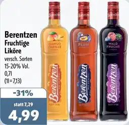 Aktiv Irma Berentzen Fruchtige Liköre Angebot