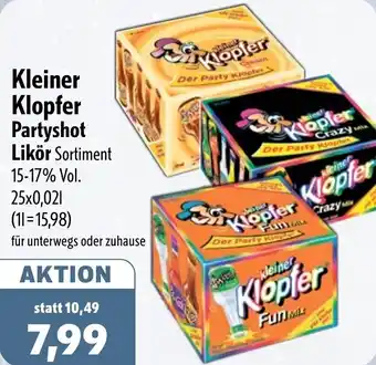 Aktiv Irma Kleiner Klopfer Partyshot Likör Angebot