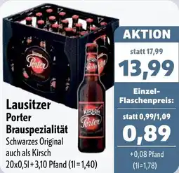 Aktiv Irma Lausitzer Porter Brauspezialität Angebot