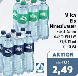 Aktiv Irma Vilsa Bio Mineralwasser Angebot