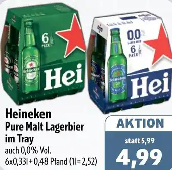 Aktiv Irma Heineken Pure Malt Lagerbier im Tray Angebot