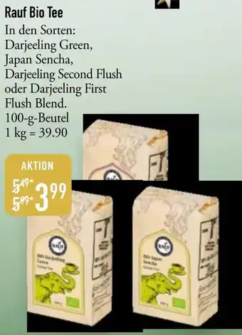 Galeria Markthalle Rauf Bio Tee Angebot