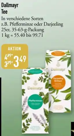 Galeria Markthalle Dallmayr Tee Angebot