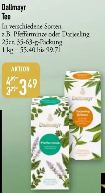 Galeria Markthalle Dallmayr Tee Angebot