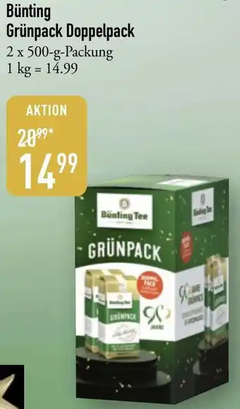 Galeria Markthalle Bünting Grünpack Doppelpack Angebot