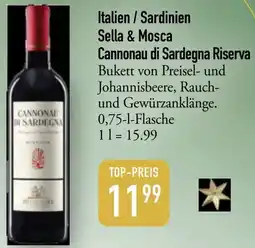 Galeria Markthalle Italien / Sardinien Sella & Mosca Cannonau di Sardegna Riserva Angebot