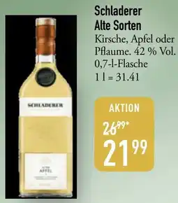 Galeria Markthalle Schladerer Alte Sorten Angebot