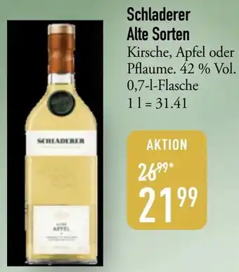 Galeria Markthalle Schladerer Alte Sorten Angebot