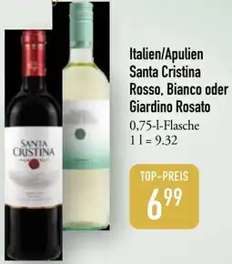 Galeria Markthalle Italien/Apulien Santa Cristina Rosso, Bianco oder Giardino Rosato Angebot
