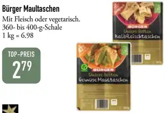 Galeria Markthalle Bürger Maultaschen Angebot