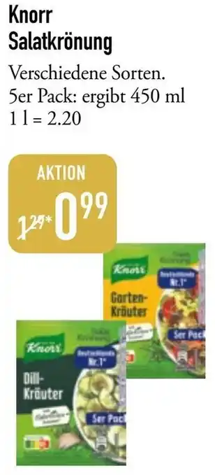 Galeria Markthalle Knorr Salatkrönung Angebot