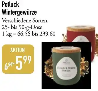 Galeria Markthalle Potluck Wintergewürze Angebot