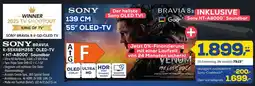 Euronics XXL SONY BRAVIA K-55XR8M25B OLED-TV + HT-A8000 Soundbar Angebot