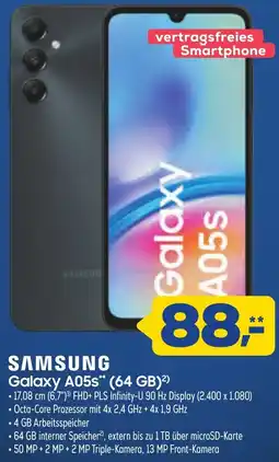 Euronics XXL SAMSUNG Galaxy A05s (64 GB) Angebot