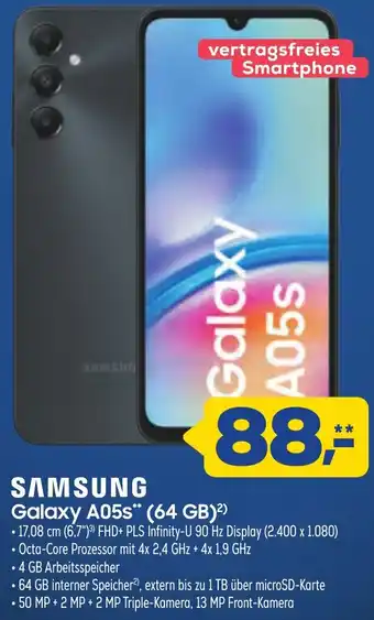 Euronics XXL SAMSUNG Galaxy A05s (64 GB) Angebot