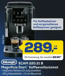 Euronics XXL DeLonghi ECAM 220.21 B Magnificia Start Kaffeevollautomat Angebot