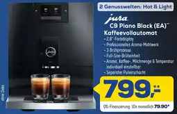 Euronics XXL jura C9 Piano Black (EA) Kaffeevollautomat Angebot
