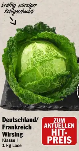 HIT Deutschland/ Frankreich Wirsing Angebot