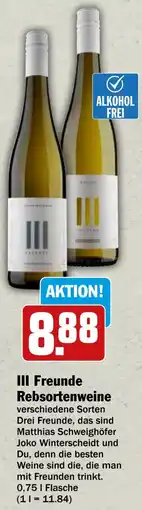 HIT III Freunde Rebsortenweine Angebot