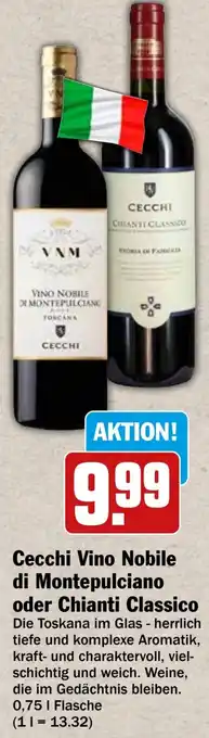 HIT Cecchi Vino Nobile di Montepulciano oder Chianti Classico Angebot