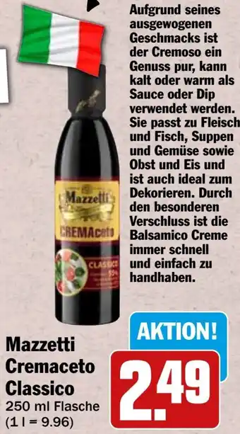 HIT Mazzetti Cremaceto Classico Angebot