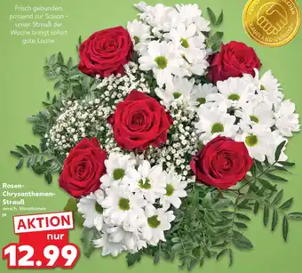 Kaufland Rosen- Chrysanthemen- Strauß Angebot