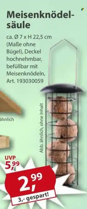 Sonderpreis Baumarkt Meisenknödel- säule Angebot
