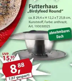 Sonderpreis Baumarkt Futterhaus ,,Birdyfeed Round" Angebot