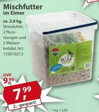 Sonderpreis Baumarkt Wild VOGEL Mischfutter im Eimer Angebot