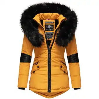 Netto Marken-Discount NAVAHOO Damen Winterjacke edle Steppjacke mit Schwarzem Kunstpelzkragen Nirvana Angebot